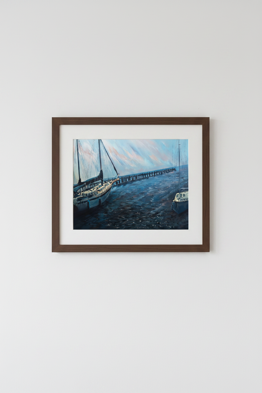 Embarcadero Straight-On Framed Mockup